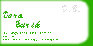 dora burik business card